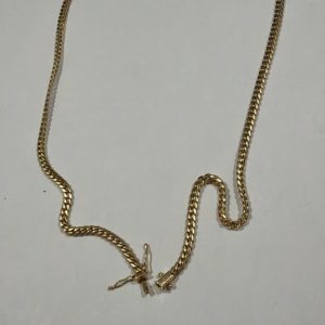 Pulsera Cruz – Oro 14K